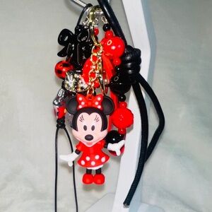 Disney Minnie Mouse Red and Black Backpack